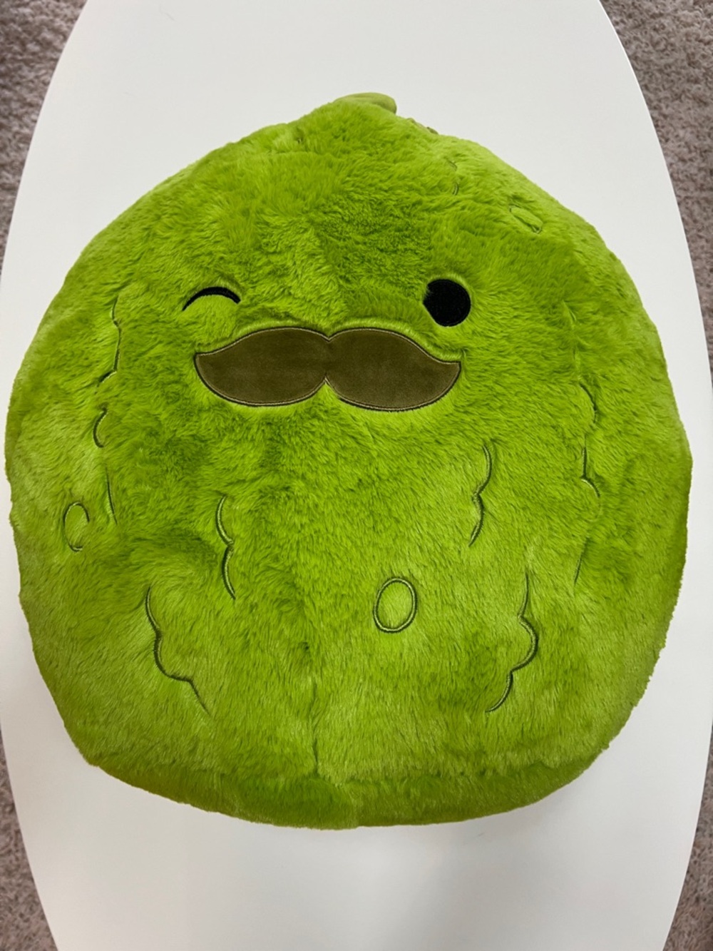 NWT Squishmallows Charles Lime Green Plush Tagged Pillow 16”